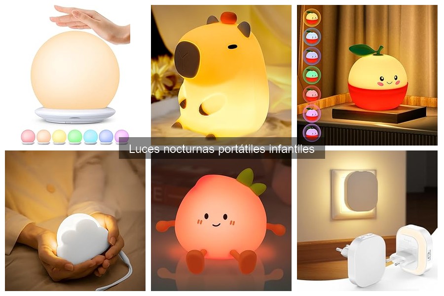 Alternativas a luces nocturnas portátiles para niños
