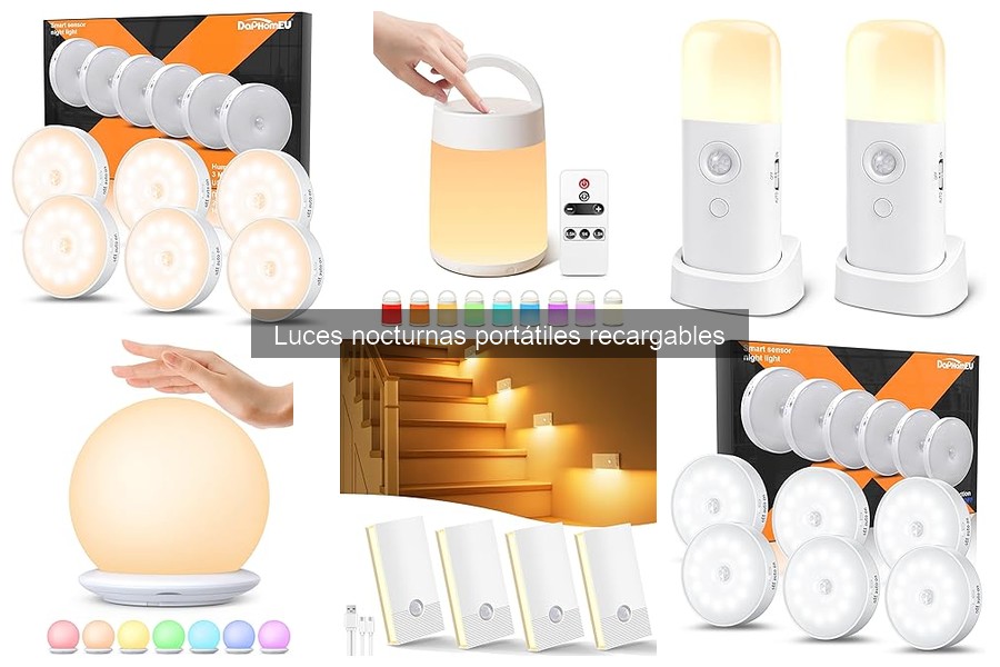 Alternativas a Luces Nocturnas Portátiles Recargables