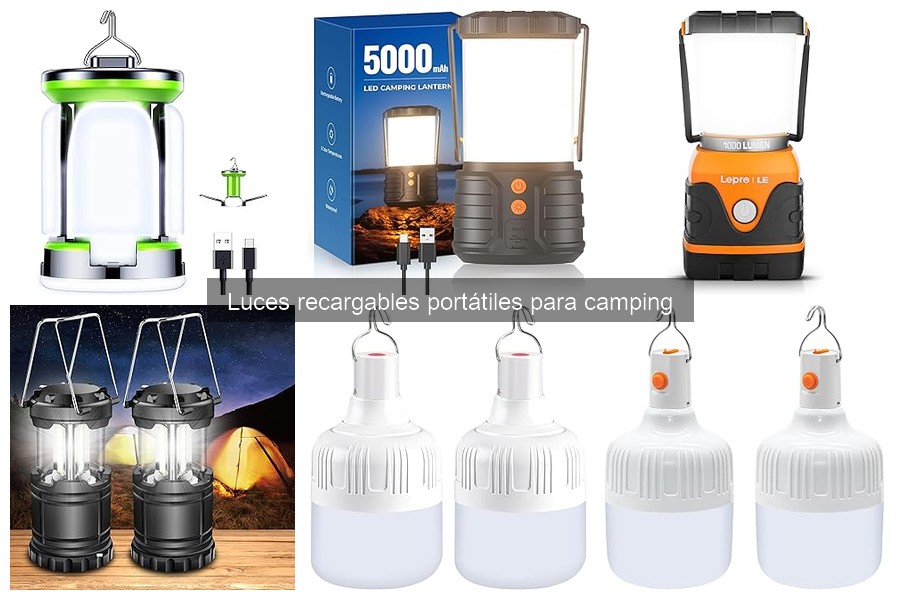 Alternativas a Luces Recargables para Camping: Opciones Eficaces