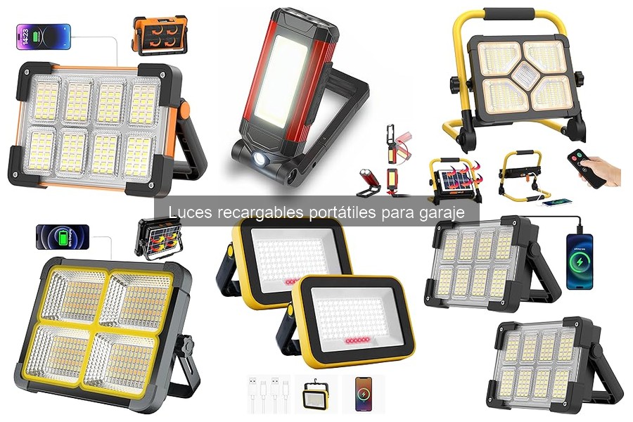 Alternativas a luces recargables para garaje: opciones efectivas