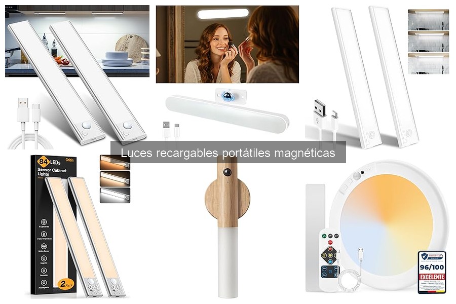 Alternativas a luces recargables portátiles magnéticas