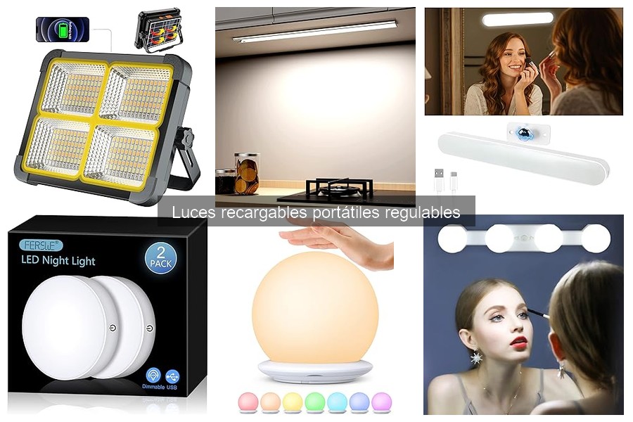 Alternativas a Luces Recargables Portátiles Regulables
