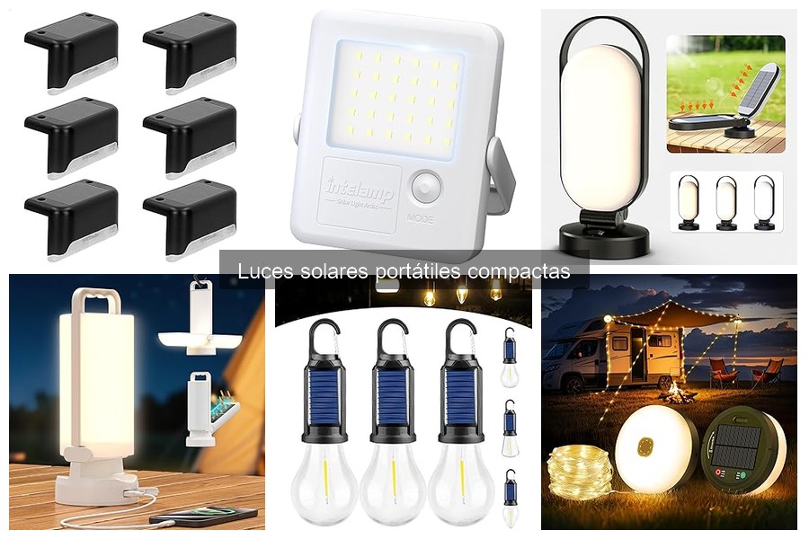 Alternativas a luces solares portátiles compactas