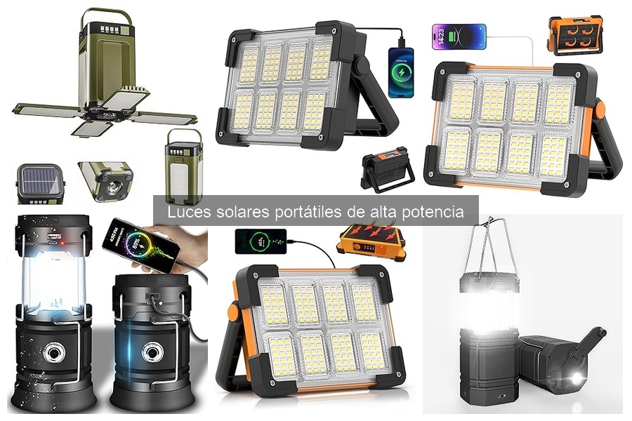 Alternativas a Luces Solares Portátiles de Alta Potencia