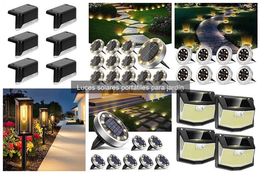 Alternativas a Luces Solares Portátiles para Jardín