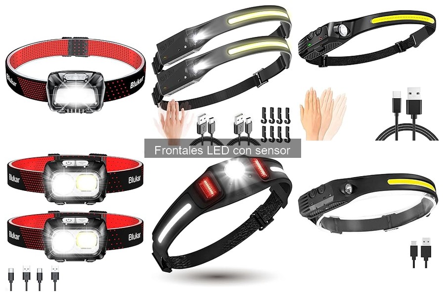 Alternativas efectivas a linternas frontales LED con sensor