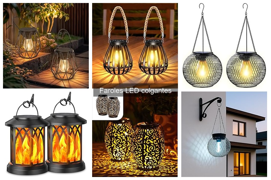 ** Aspectos clave al usar faroles LED colgantes en exteriores