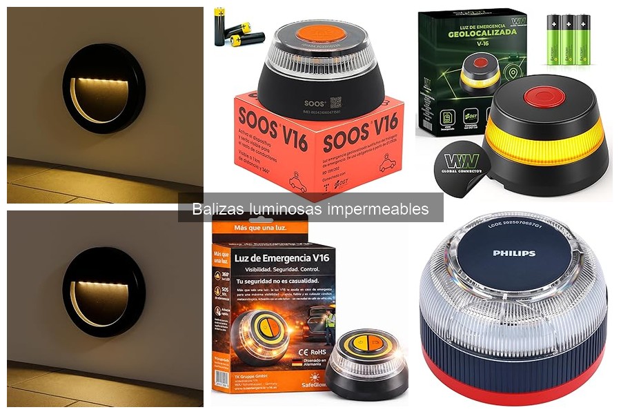 Balizas luminosas impermeables: características y funciones