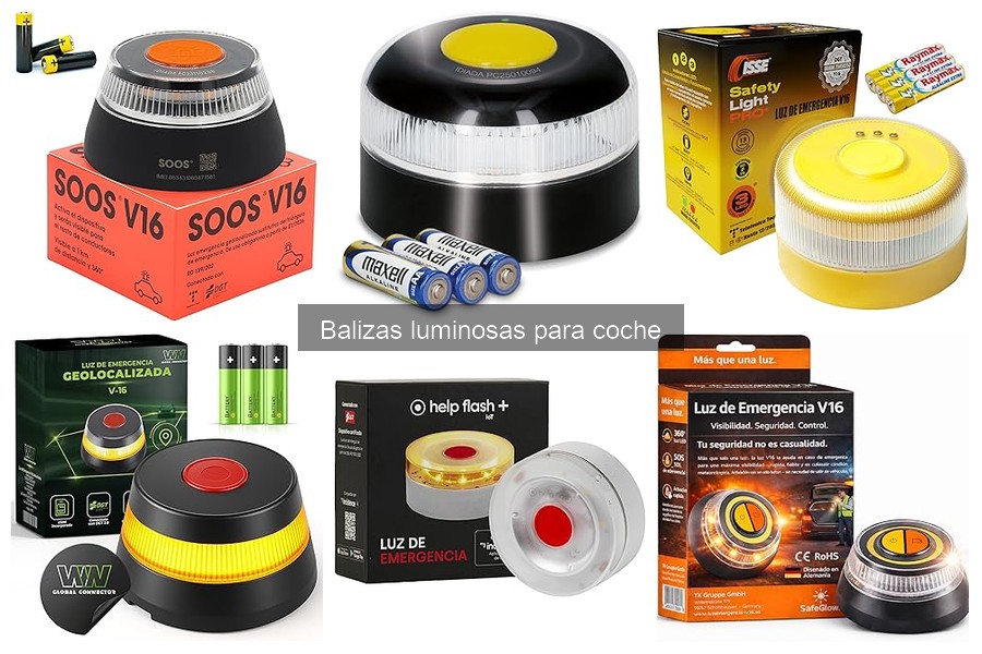 Balizas luminosas para coche: qué son y su importancia