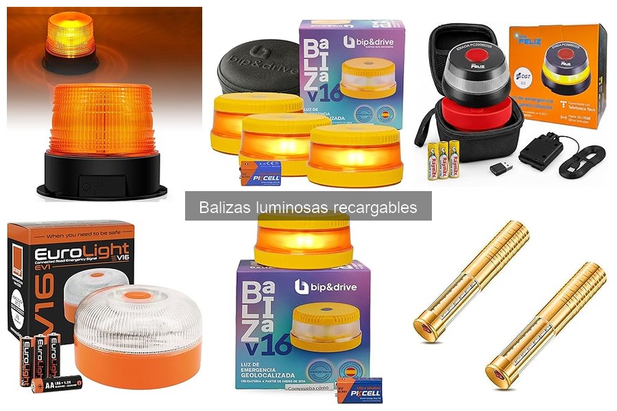 Balizas luminosas recargables: ¿son efectivas en mal tiempo?
