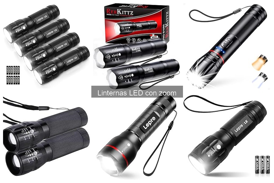 Beneficios de la función zoom en linternas LED