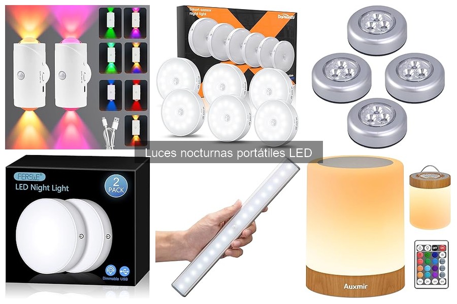 Beneficios de las luces nocturnas portátiles LED en el hogar