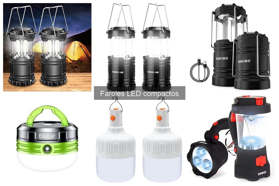 Capacidades de Iluminación de Faroles LED Compactos