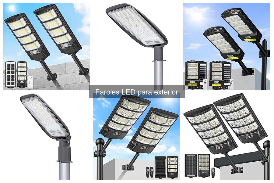 Características clave de faroles LED para exteriores