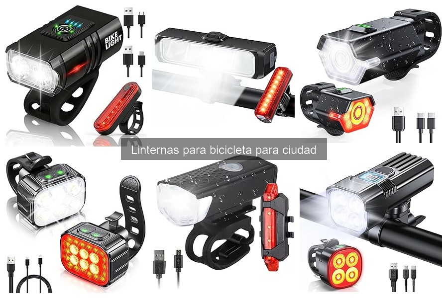 Características esenciales de linternas para bicicletas urbanas