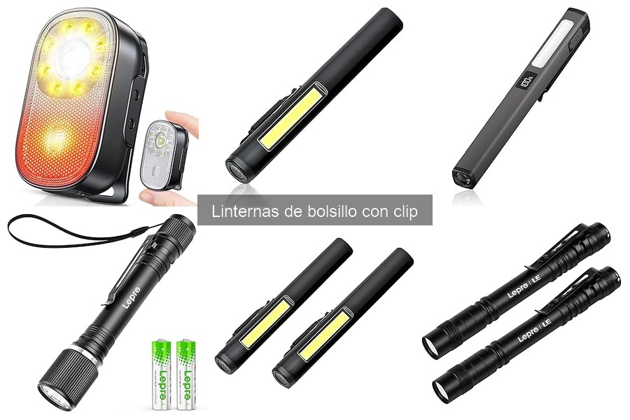 Características esenciales de una linterna de bolsillo con clip