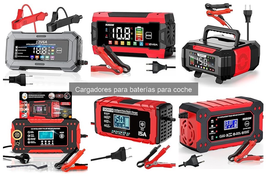 Cargadores para baterías de coches híbridos y eléctricos