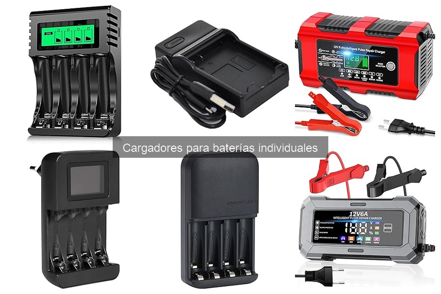 Cargadores para Baterías Individuales de Dispositivos Específicos