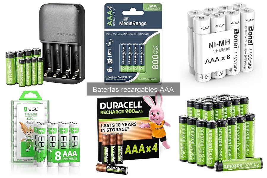 Cómo cargar correctamente las baterías recargables AAA