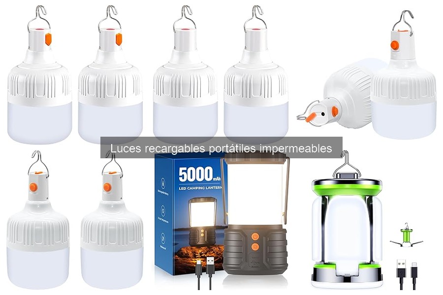 Cómo Cargar Luces Recargables Portátiles Impermeables