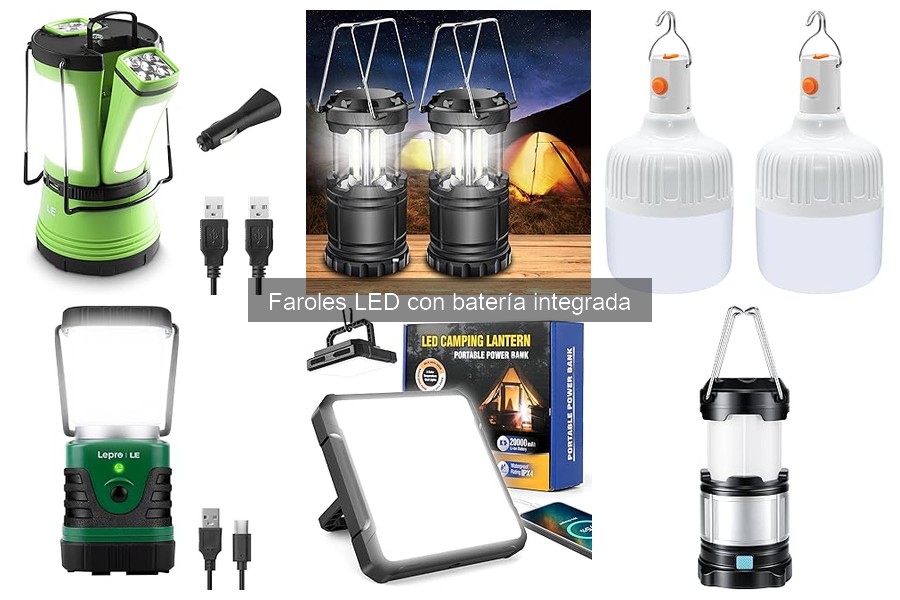Cómo cargar un farol LED con batería integrada: Guía práctica