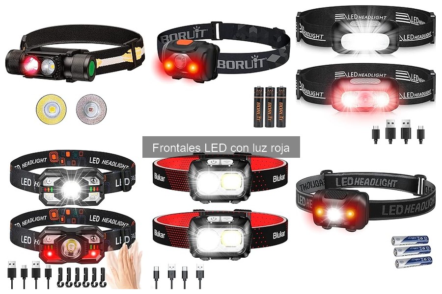 Cómo Cargar y Almacenar Linternas Frontales LED con Luz Roja