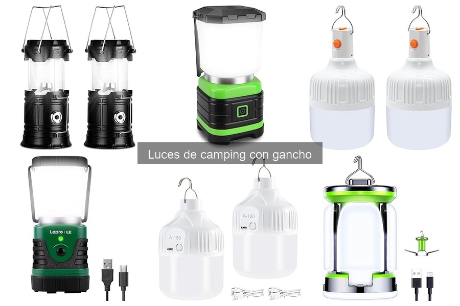 Cómo cargar y conservar luces de camping con gancho