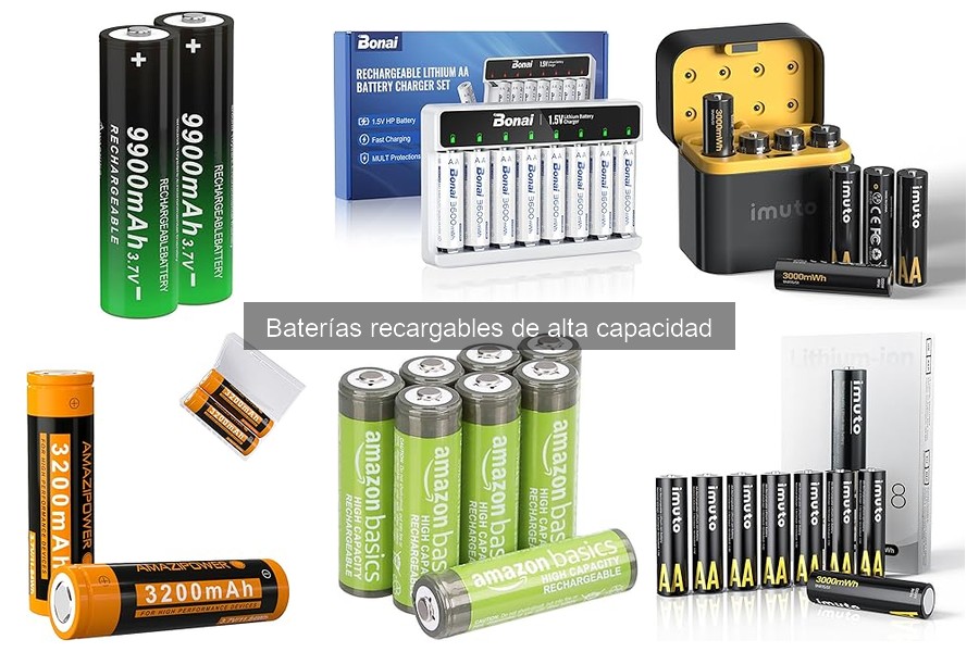 Cómo cargar y mantener baterías recargables de alta capacidad