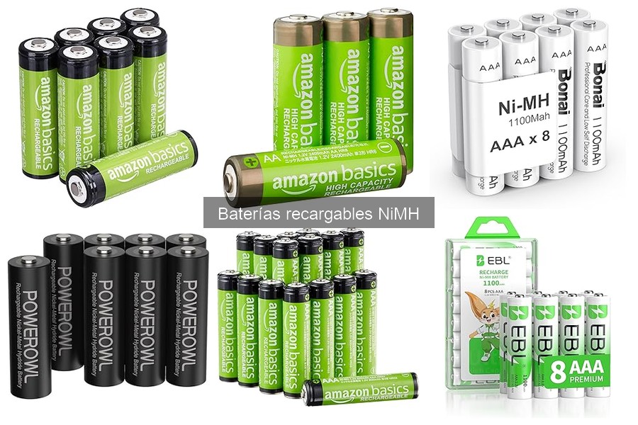 Cómo cargar y mantener baterías recargables NiMH correctamente