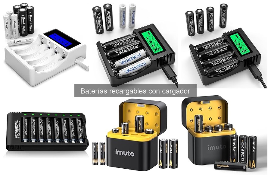 Cómo cuidar tus baterías recargables con cargador