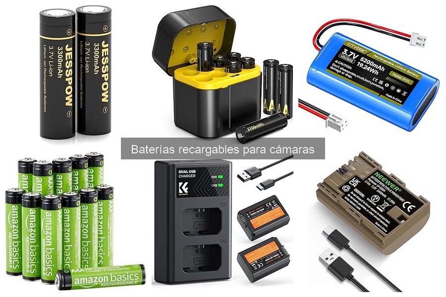 Cómo cuidar y mantener baterías recargables de cámaras