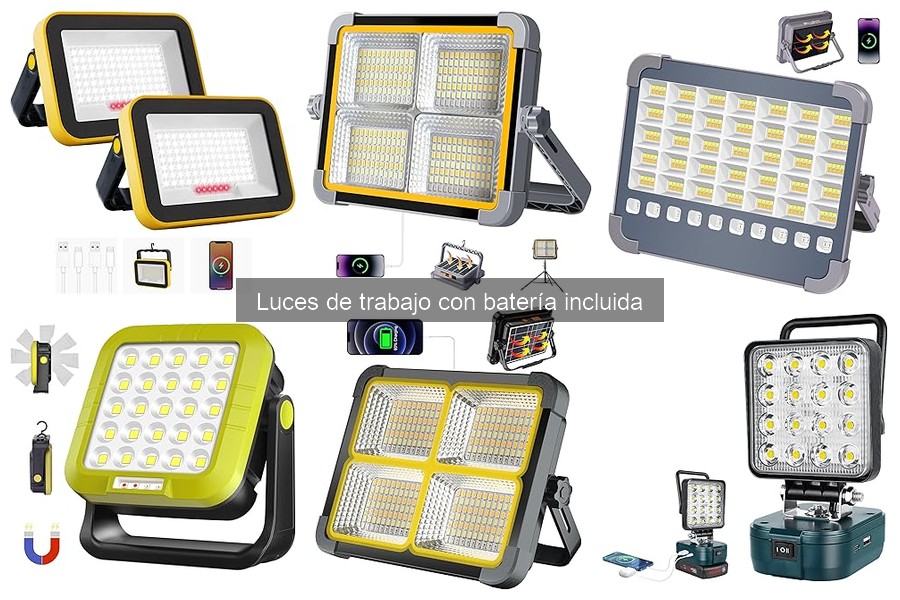 Cómo cuidar y mantener luces de trabajo con batería