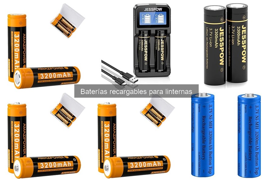 Cómo elegir la batería recargable perfecta para tu linterna