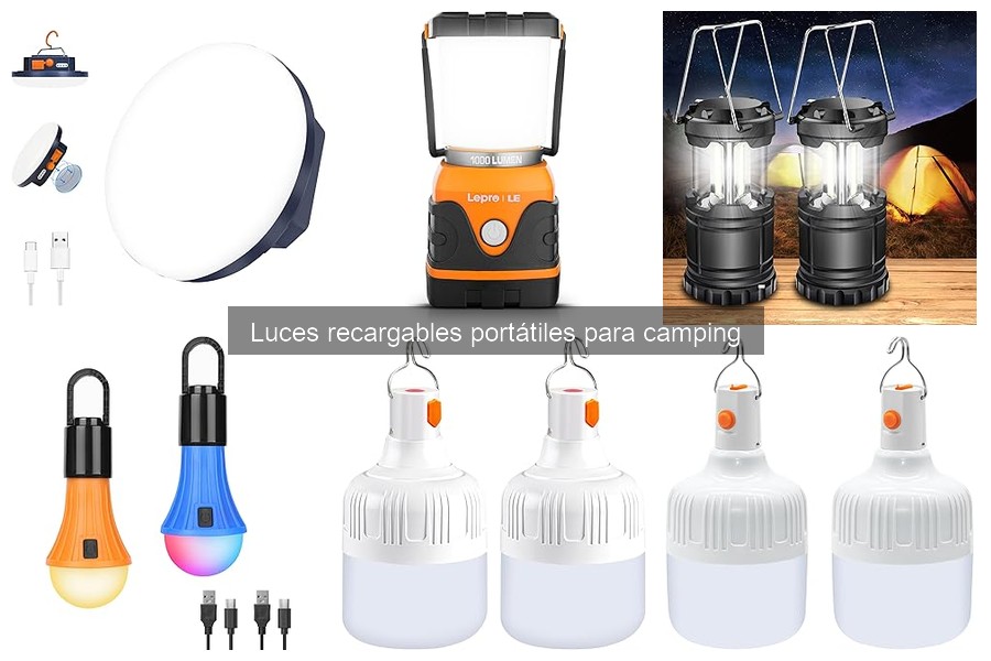 Cómo elegir la luz recargable ideal para camping