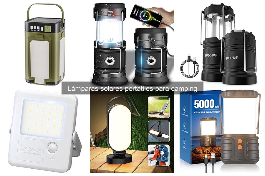 Cómo elegir la mejor lámpara solar portátil para camping