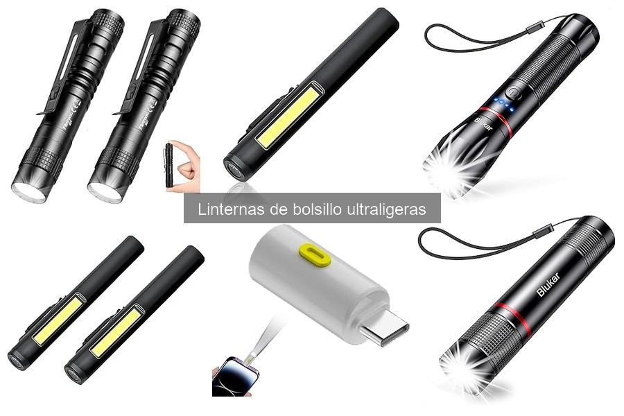 Cómo elegir la mejor linterna de bolsillo ultraligeras