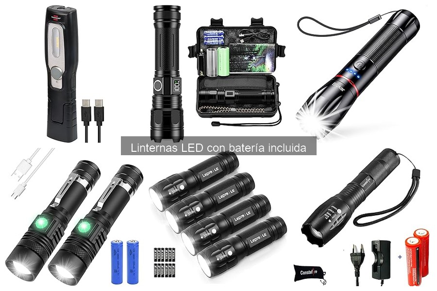 Cómo elegir la mejor linterna LED con batería incluida