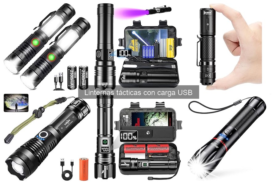 Cómo elegir la mejor linterna táctica con carga USB