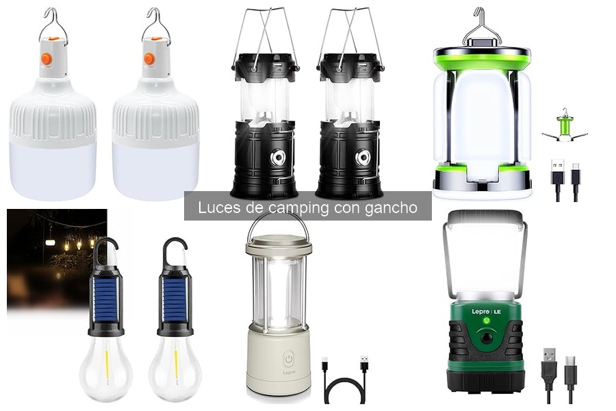 Cómo elegir la mejor luz de camping con gancho