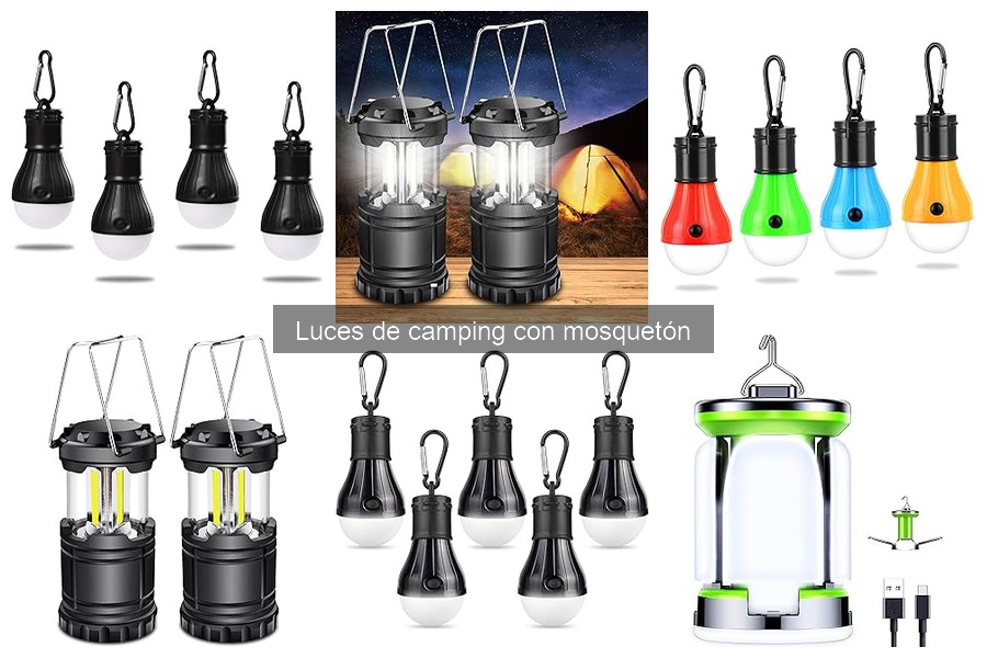 Cómo elegir la mejor luz de camping con mosquetón