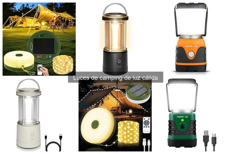 Cómo elegir la mejor luz de camping de luz cálida