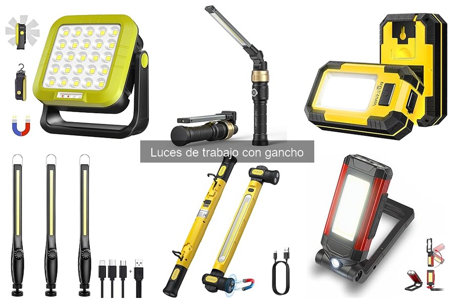 Cómo elegir la mejor luz de trabajo con gancho para ti