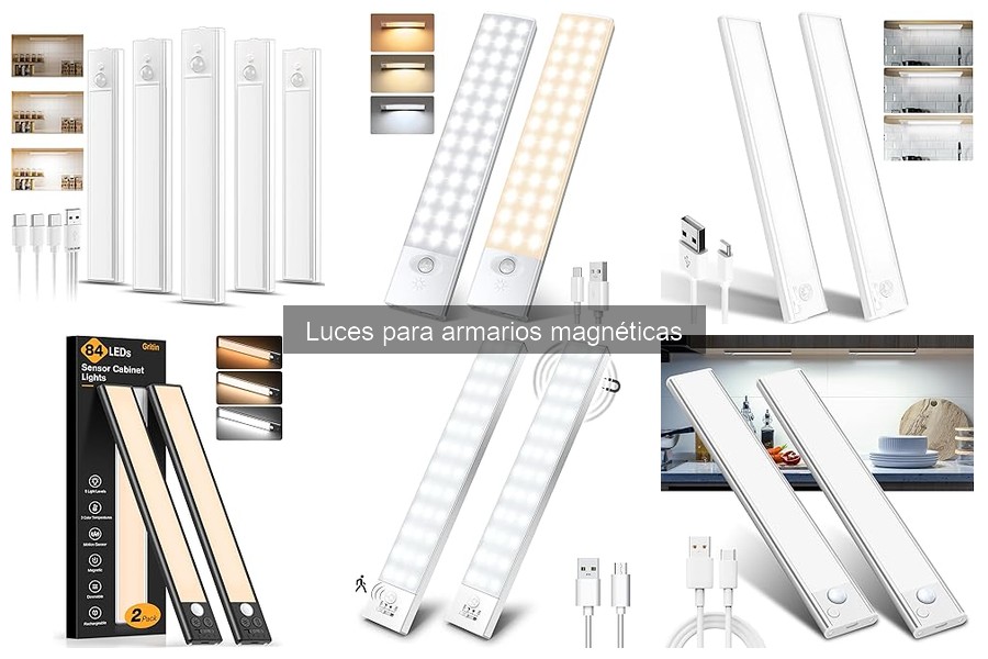 Cómo elegir la mejor luz magnética para armarios