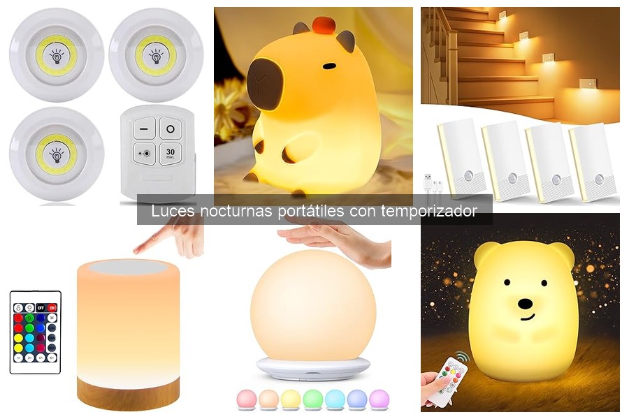 Cómo elegir la mejor luz nocturna portátil con temporizador