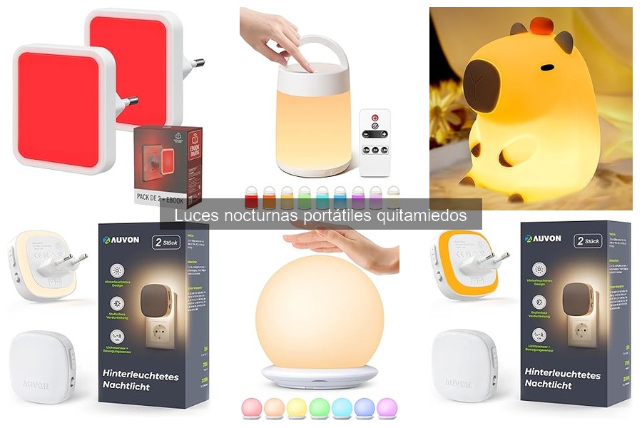 Cómo elegir la mejor luz nocturna portátil quitamiedos
