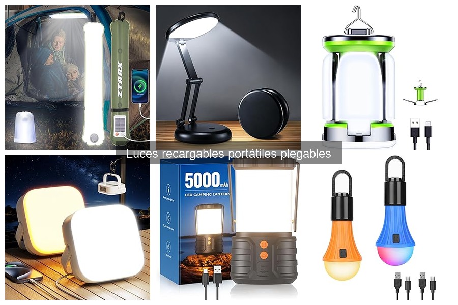 Cómo elegir la mejor luz recargable portátil plegable