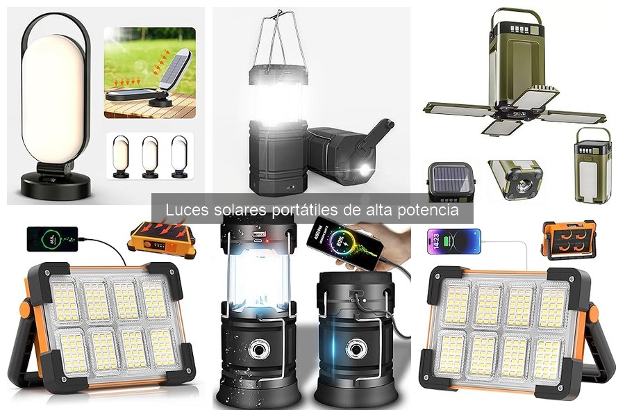 ¿Cómo elegir la mejor luz solar portátil de alta potencia?