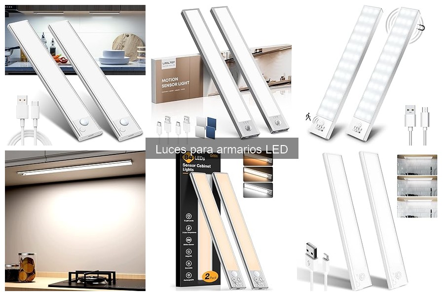 Cómo elegir las mejores luces LED para armarios