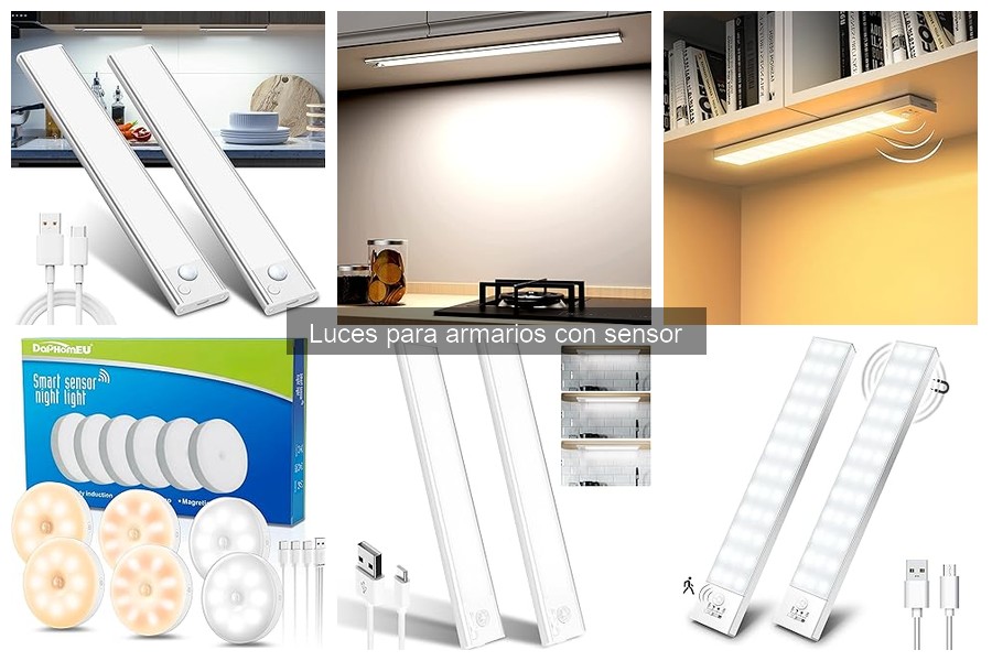 ** Cómo elegir las mejores luces para armarios con sensor