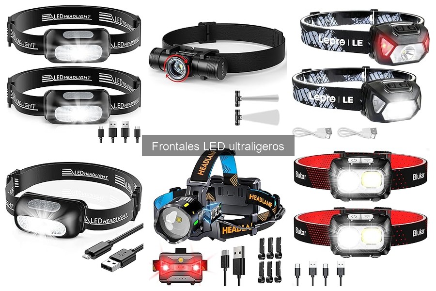 Cómo elegir linternas frontales LED ultraligeras: guía de compra